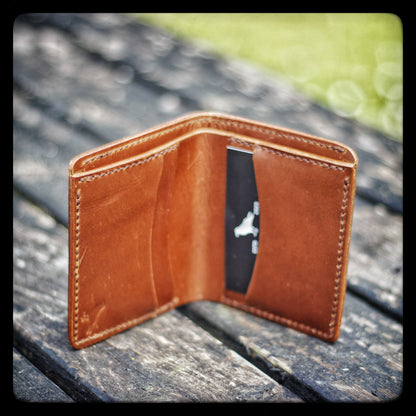 The Classic Baddock - Handmade Real Leather Bi Fold Wallet