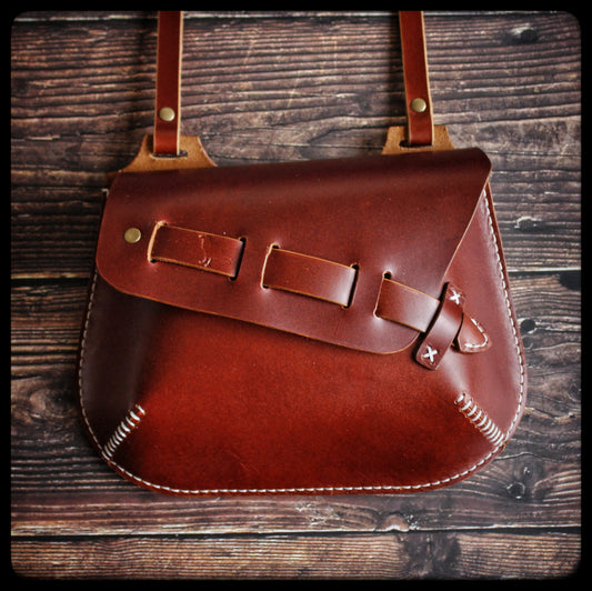 Handcrafted Leather Cross-Body Bag