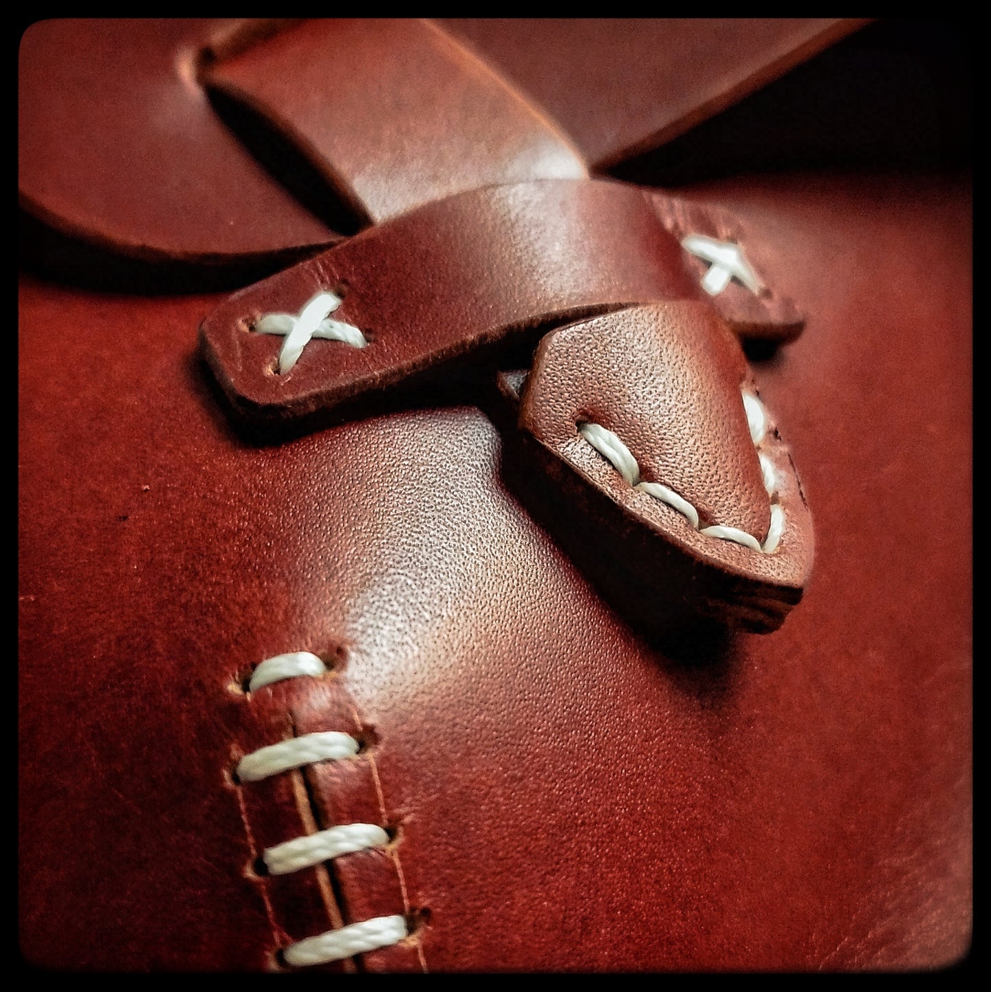 Handcrafted Leather Cross-Body Bag