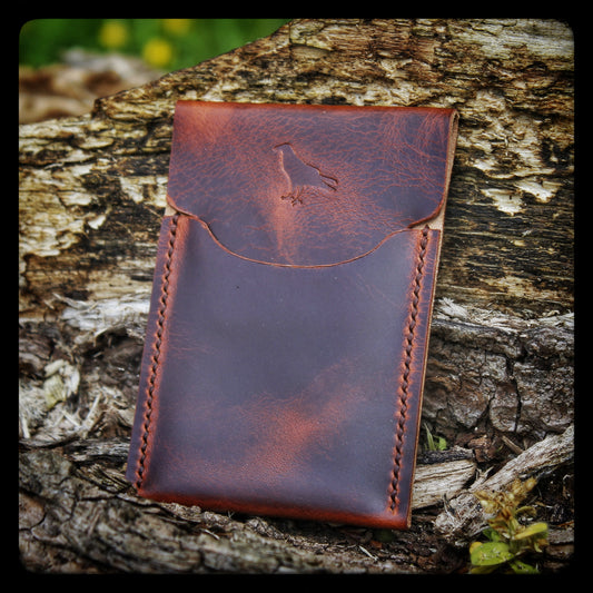 The Pup (Cognac) - Handmade Minimalist EDC Wallet