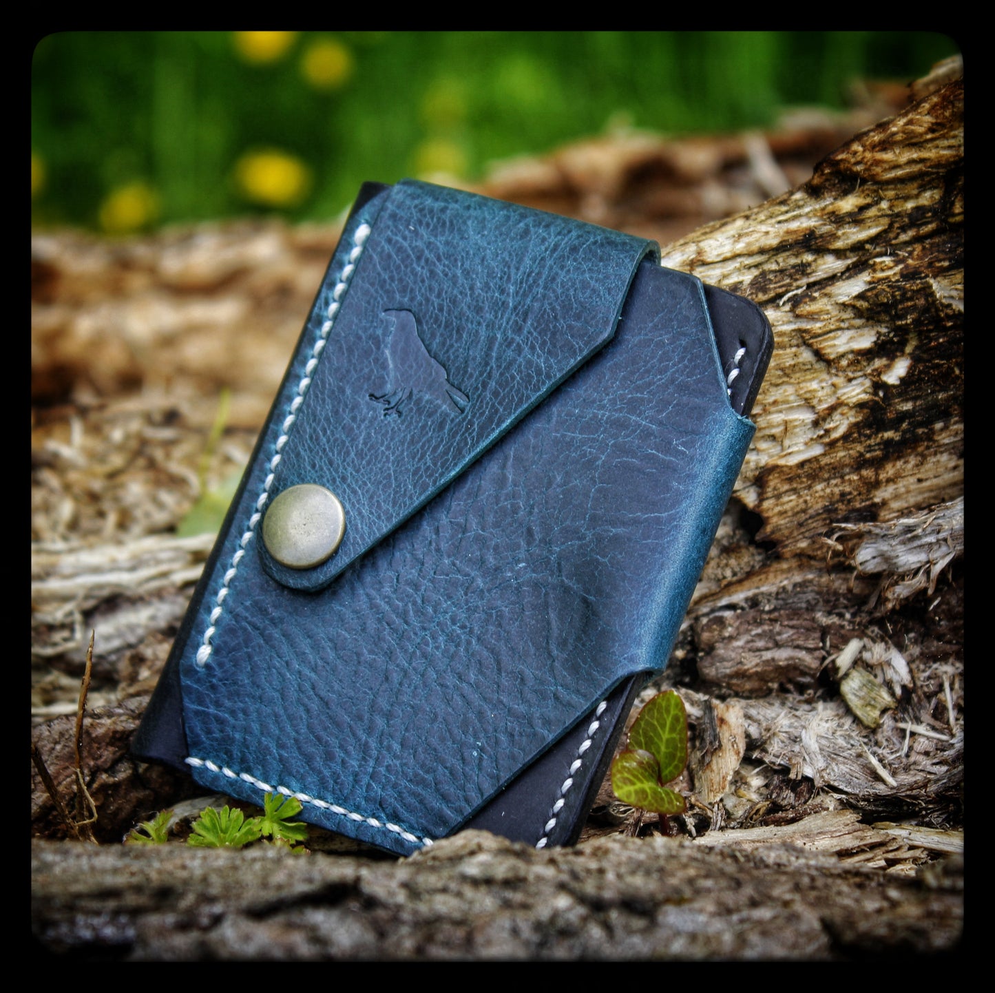 The Scout - Ortensia Blue - Italian Leather EDC Wallet