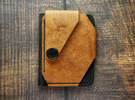 The Scout - Olmo Orange - Italian Leather EDC Wallet