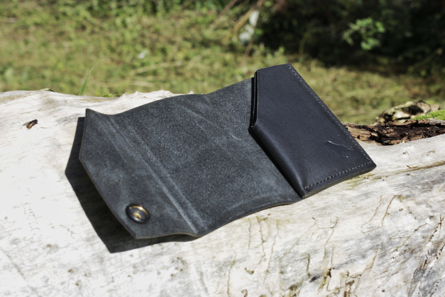 The Shroud - Minimalist Leather EDC Wallet - Black