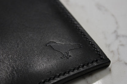 The Shroud - Minimalist Leather EDC Wallet - Black