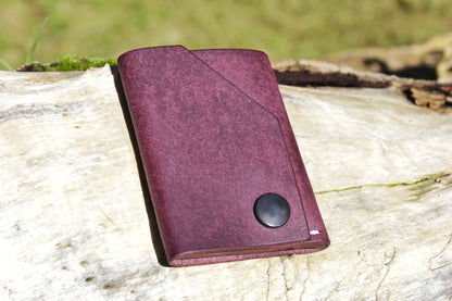 The Shroud - Minimalist Leather EDC Wallet - Prugna Purple