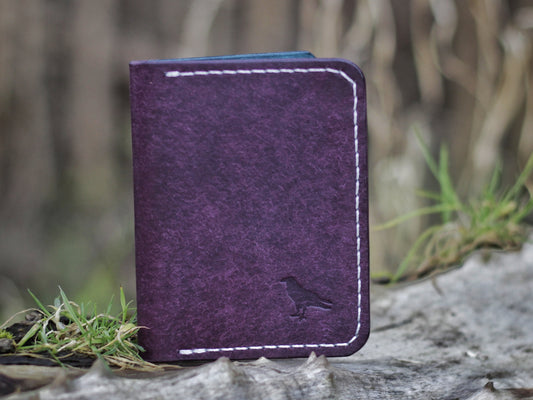 Swarm - Leather Bifold Wallet - Blue & Purple