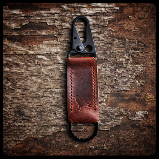 Tactical EDC Leather Keyring