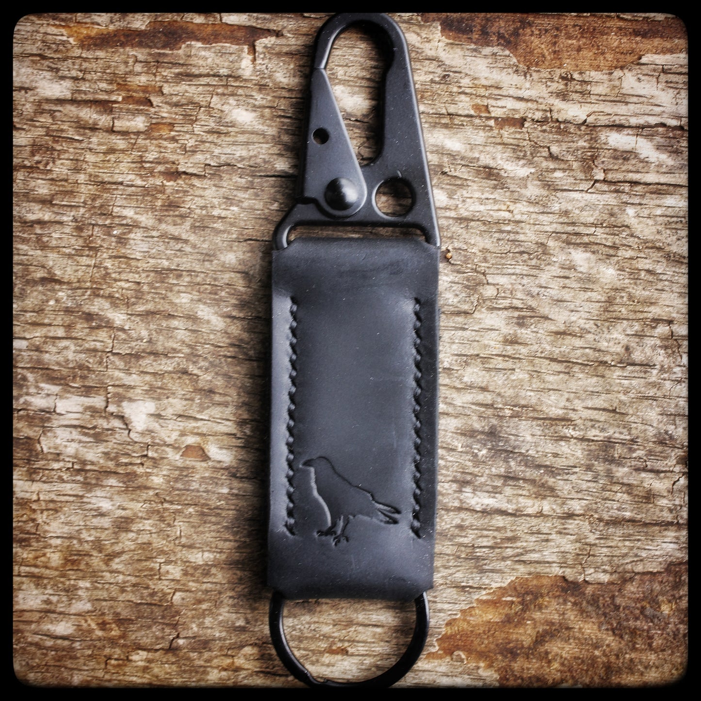 Tactical EDC Leather Keyring