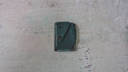 The Scout - Ortensia Blue - Italian Leather EDC Wallet